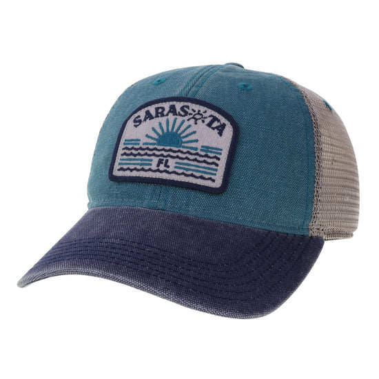 Sarasota Style Baseball Cap in Blue - Sarasota Florida | Sarasota Store