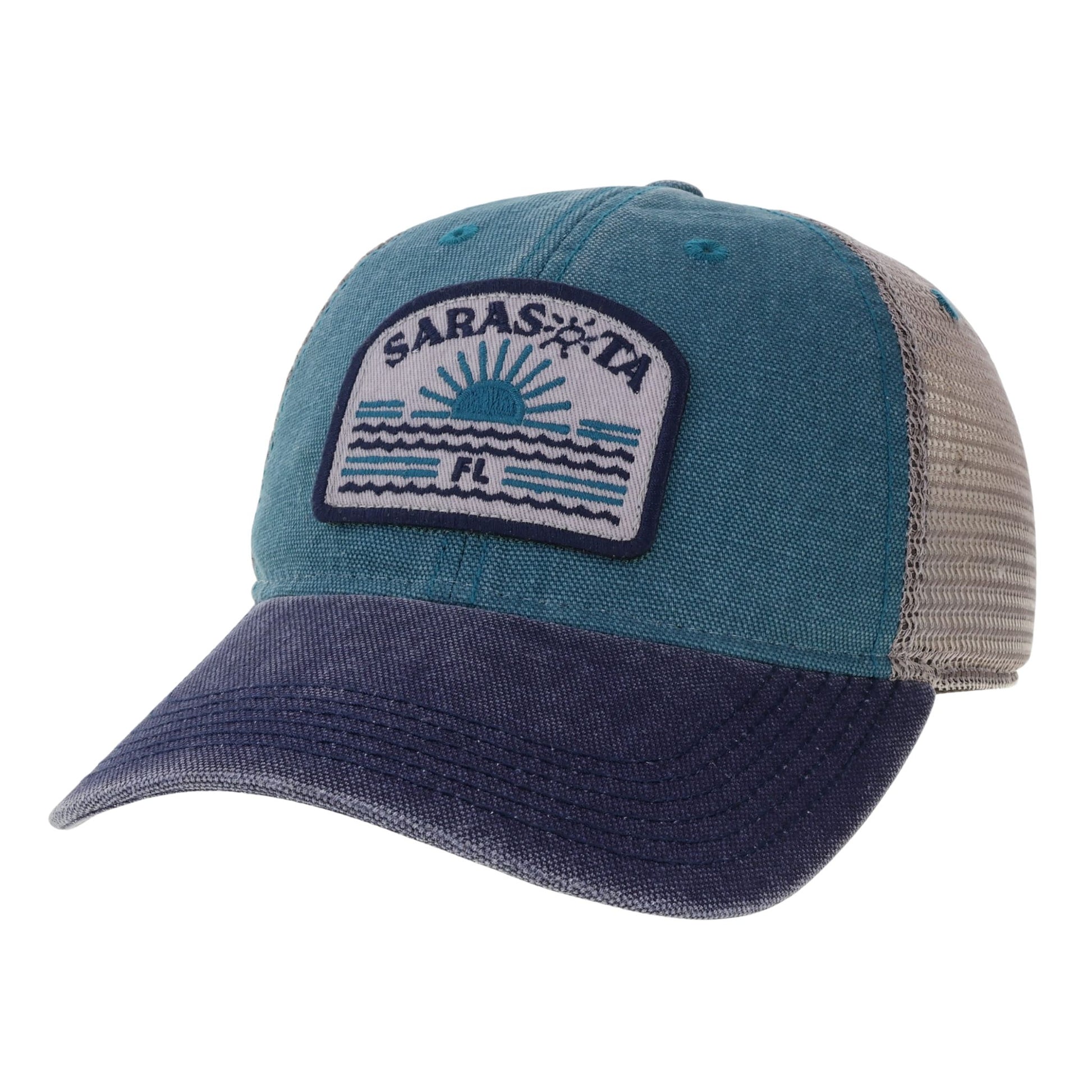 Sarasota Style Baseball Cap in Blue - Sarasota Florida | Sarasota Store