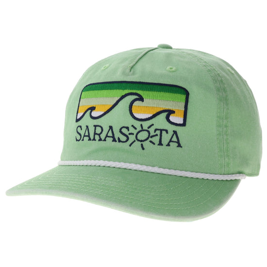 Sarasota Style Baseball Cap in Green - Sarasota Florida | Sarasota Store
