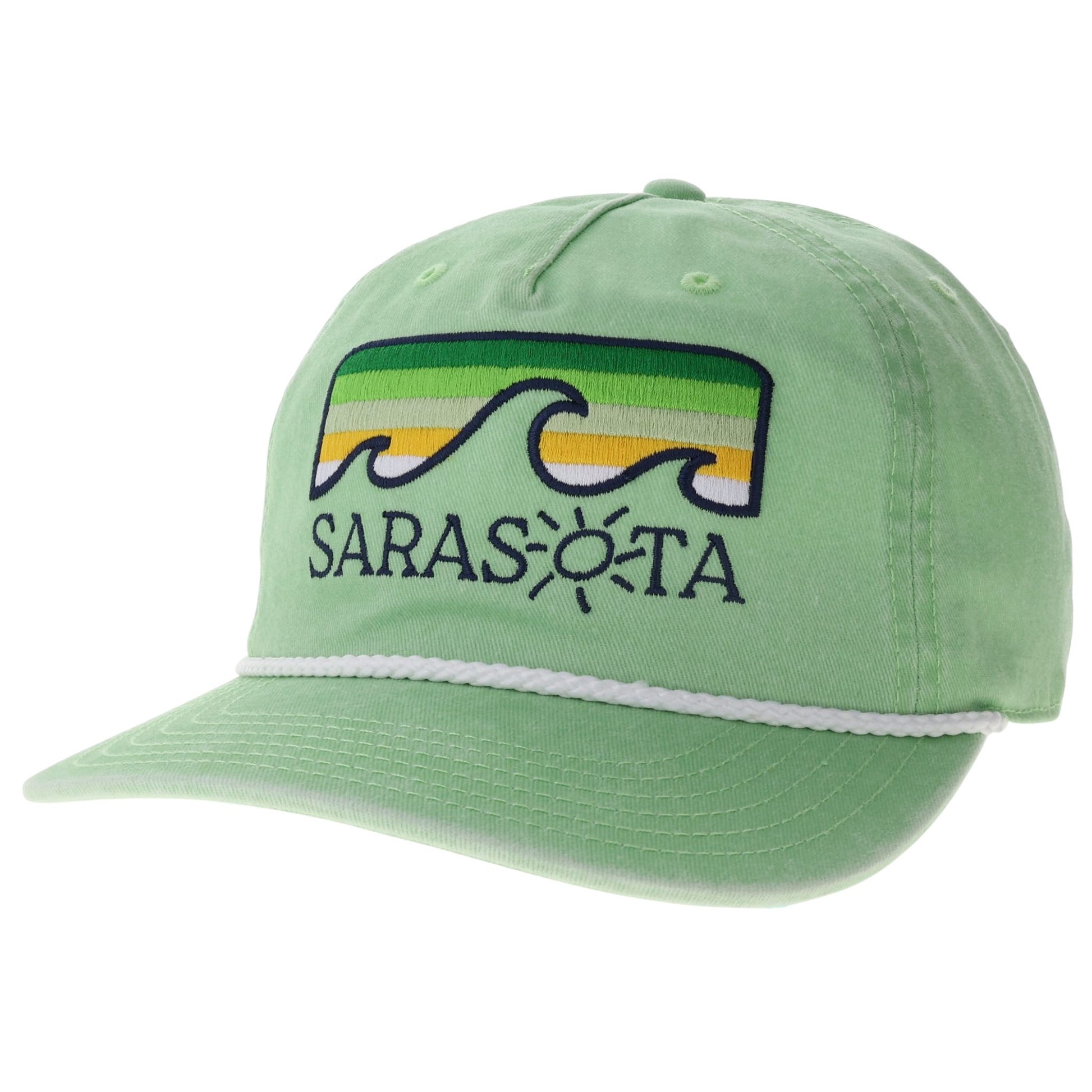 Sarasota Style Baseball Cap in Green - Sarasota Florida | Sarasota Store