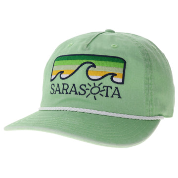 Sarasota Style Baseball Cap in Green - Sarasota Florida | Sarasota Store