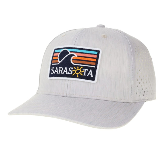 Sarasota Style Baseball Cap in White - Sarasota Florida | Sarasota Store