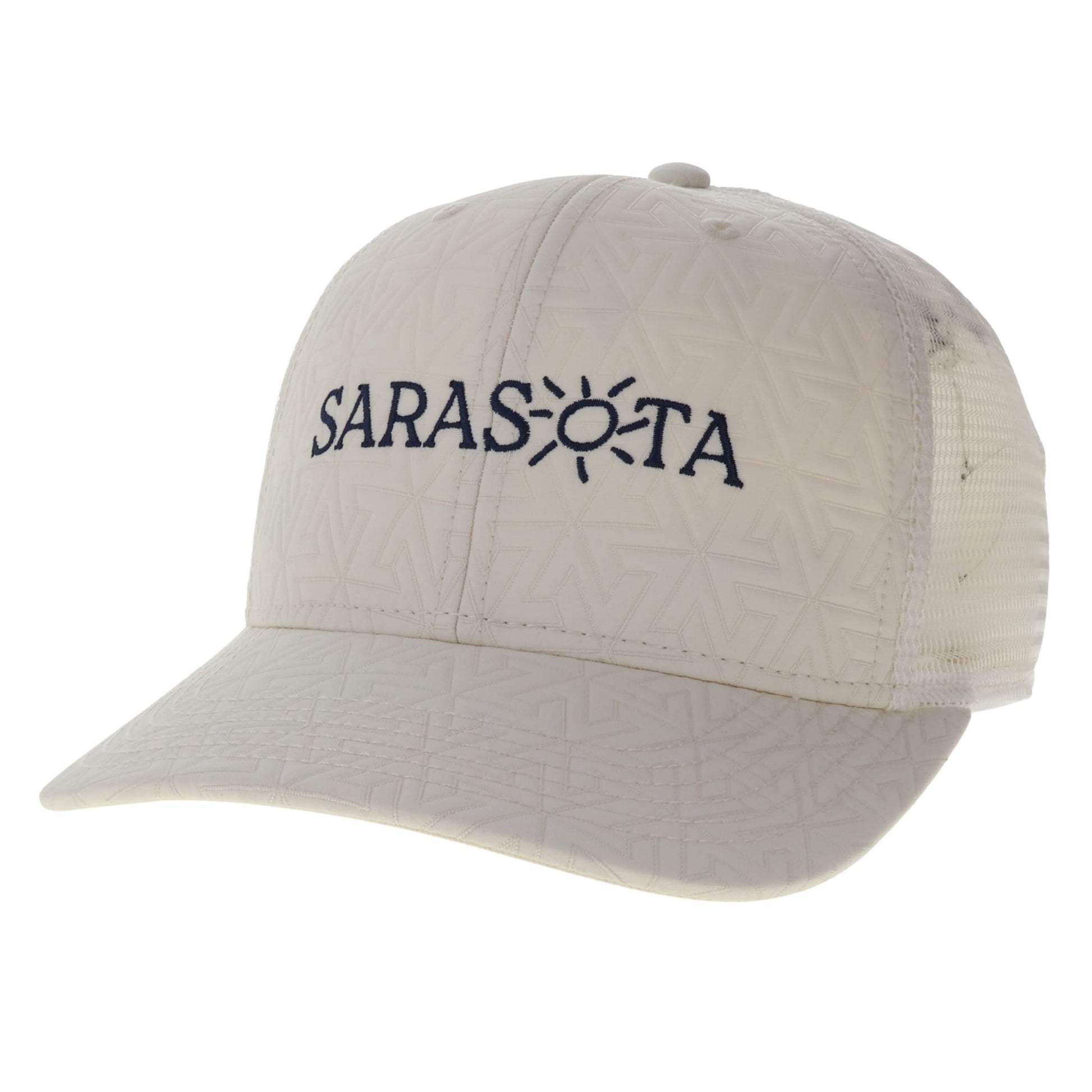 Sarasota Style Baseball Cap in White - Sarasota Florida | Sarasota Store