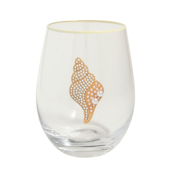 Sarasota Style Beaded Wine Glass in Wine - Sarasota Florida | Sarasota Store