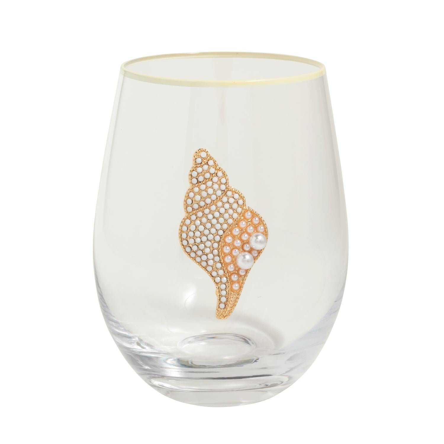Sarasota Style Beaded Wine Glass in Wine - Sarasota Florida | Sarasota Store