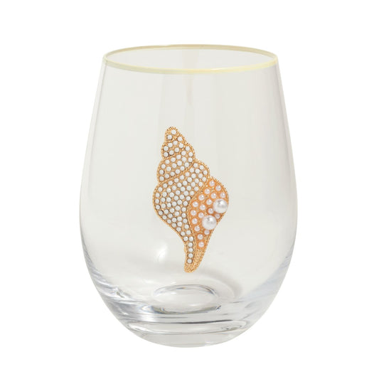 Sarasota Style Beaded Wine Glass in Wine - Sarasota Florida | Sarasota Store