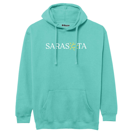 Sarasota Style Benchmark Hoodie in Teal - Sarasota Florida | Sarasota Store