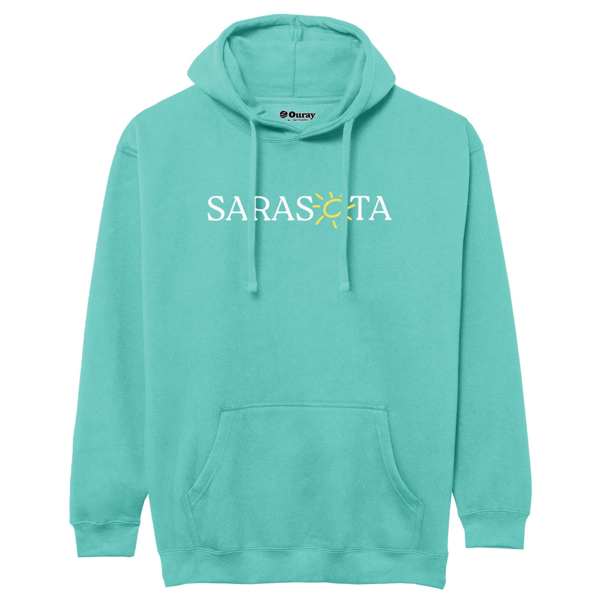 Sarasota Style Benchmark Hoodie in Teal - Sarasota Florida | Sarasota Store