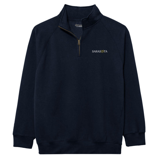 Sarasota Style Benchmark Quarter Zip Pullover in Navy - Sarasota Florida | Sarasota Store