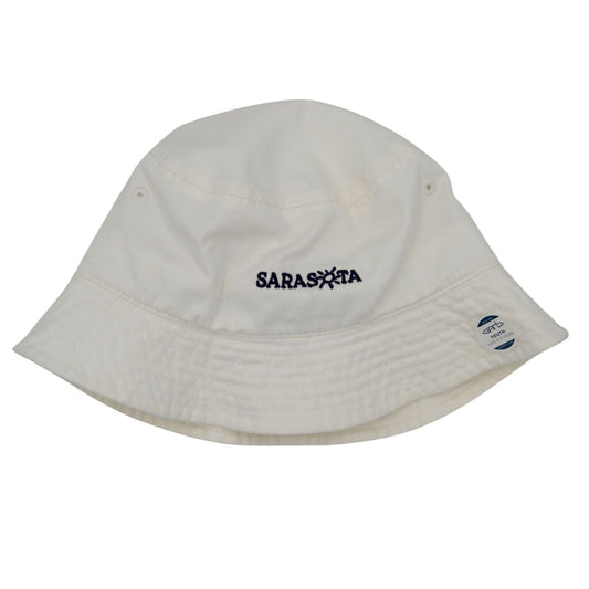 Sarasota Style Bucket Hat in White - Sarasota Florida | Sarasota Store