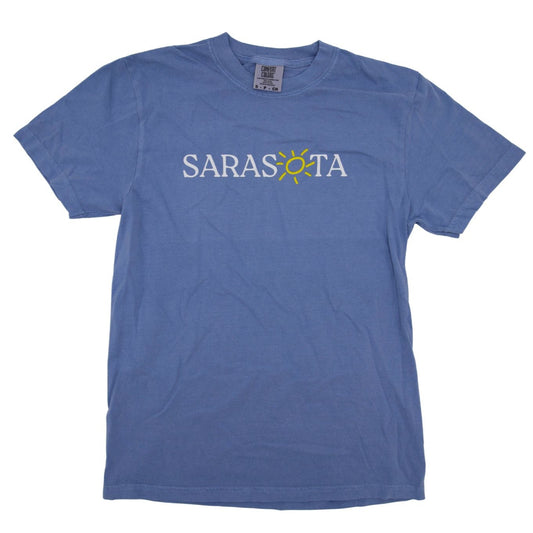 Sarasota Style Classic Short Sleeve T-Shirt in Blue - Sarasota Florida | Sarasota Store