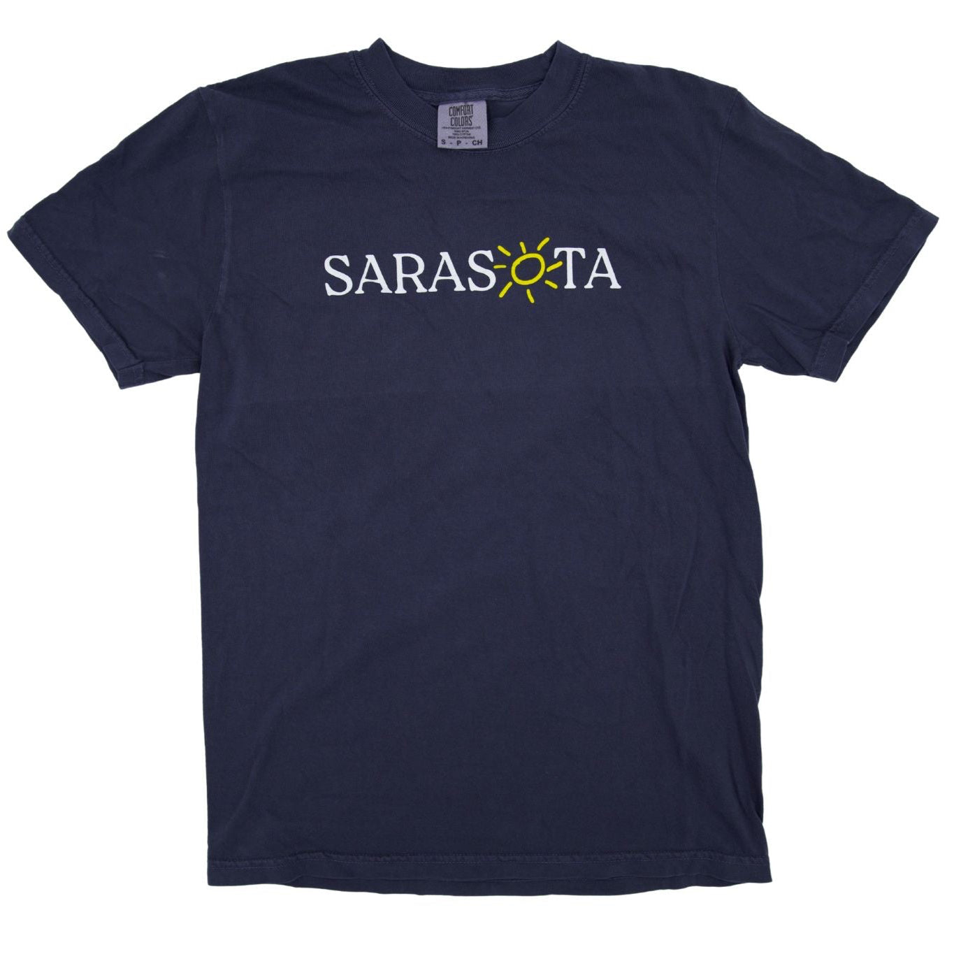 Sarasota Style Classic Short Sleeve T-Shirt in Navy - Sarasota Florida | Sarasota Store