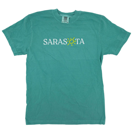 Sarasota Style Classic Short Sleeve T-Shirt in Teal - Sarasota Florida | Sarasota Store