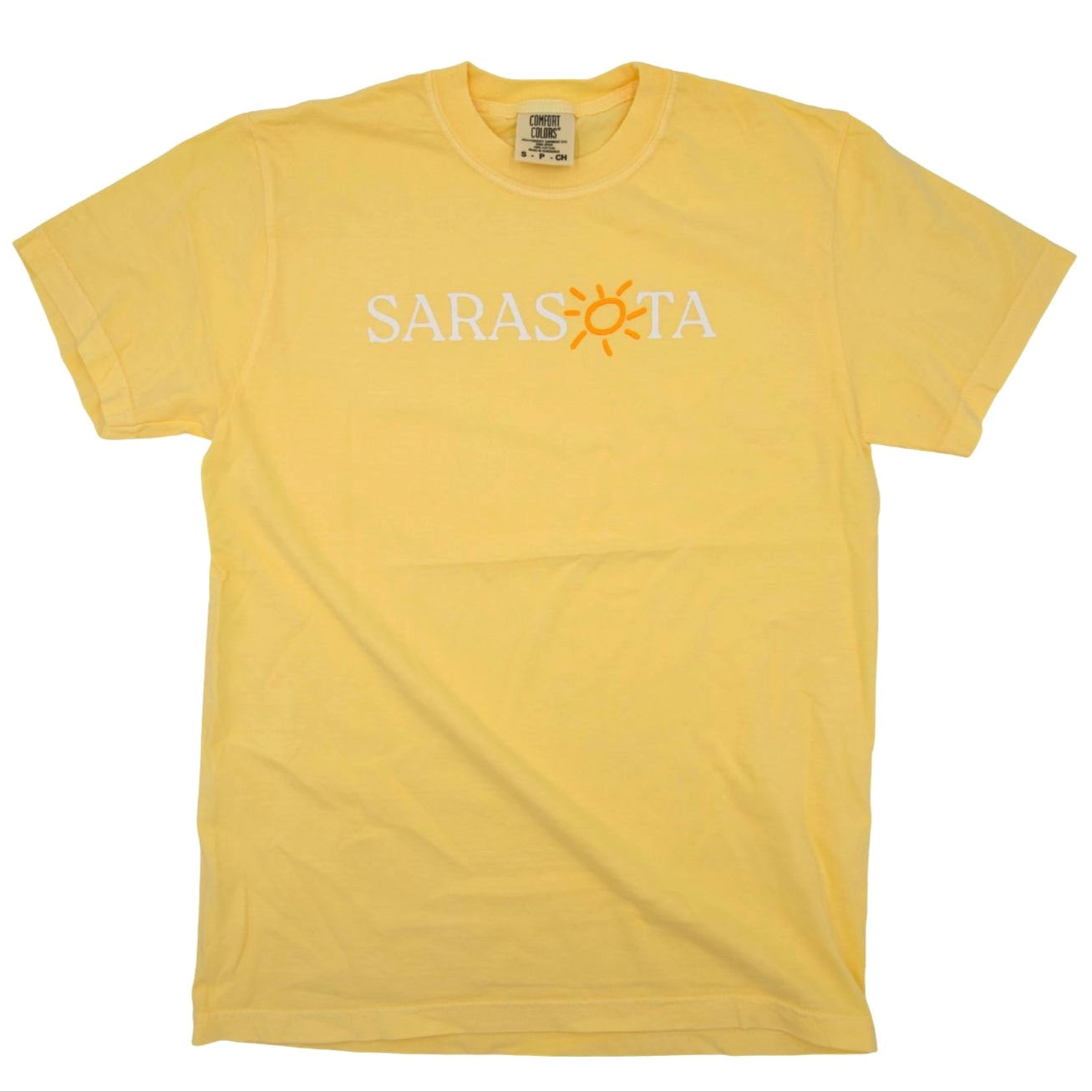Sarasota Style Classic Short Sleeve T-Shirt in Yellow - Sarasota Florida | Sarasota Store
