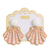 Sarasota Style Coastal Beaded Earrings in Pink - Sarasota Florida | Sarasota Store