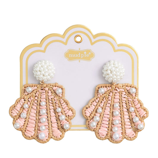 Sarasota Style Coastal Beaded Earrings in Pink - Sarasota Florida | Sarasota Store
