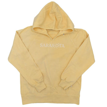 Sarasota Style Coastal Hoodie in Yellow - Sarasota Florida | Sarasota Store