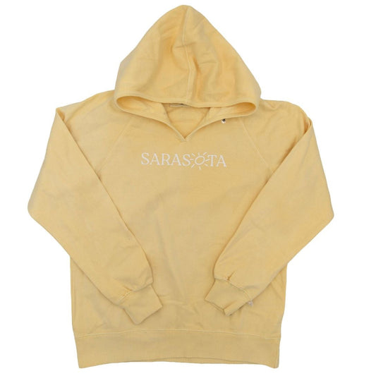 Sarasota Style Coastal Hoodie in Yellow - Sarasota Florida | Sarasota Store