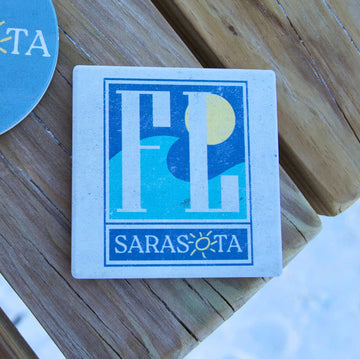 Sarasota Style Coaster Set - Sarasota Florida | Sarasota Store