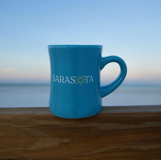Sarasota Style Coffee Coffee Mug in Blue - Sarasota Florida | Sarasota Store
