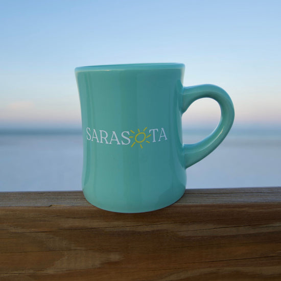 Sarasota Style Coffee Coffee Mug in Teal - Sarasota Florida | Sarasota Store