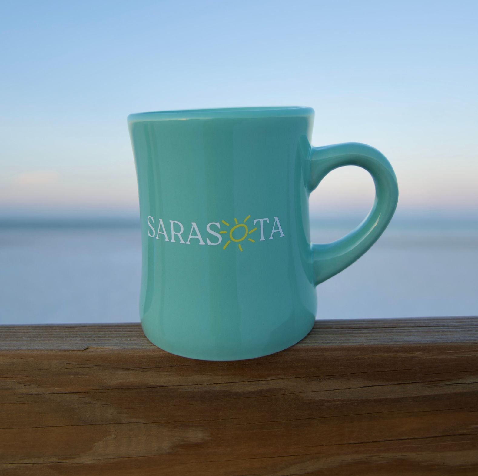 Sarasota Style Coffee Coffee Mug in Teal - Sarasota Florida | Sarasota Store
