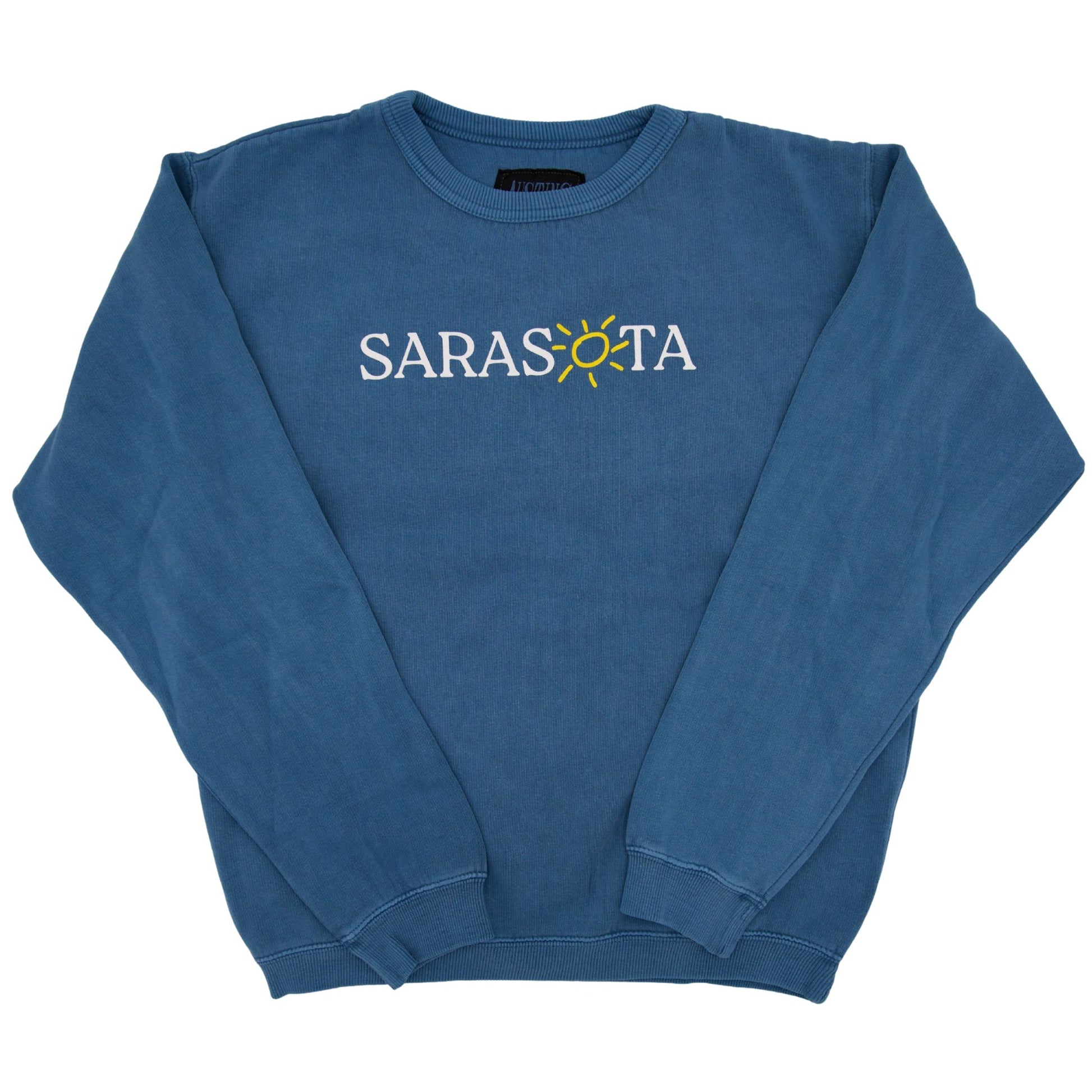 Sarasota Style Crew Fleece in Blue - Sarasota Florida | Sarasota Store