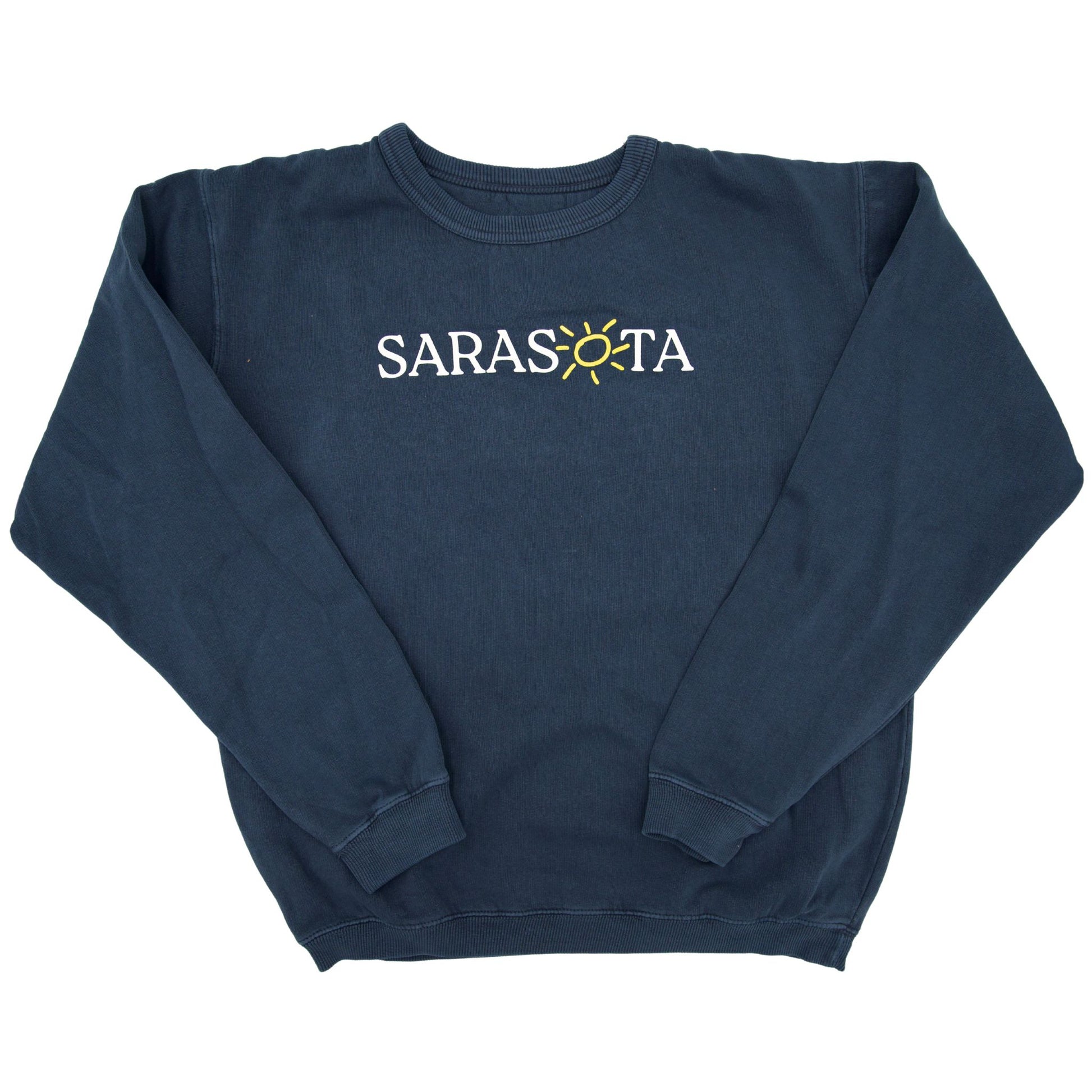 Sarasota Style Crew Fleece in Navy - Sarasota Florida | Sarasota Store