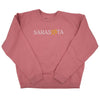 Sarasota Style Crew Fleece in Pink - Sarasota Florida | Sarasota Store