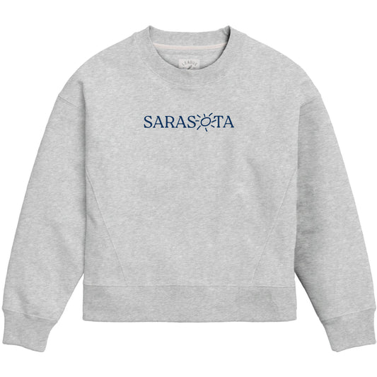 Sarasota Style Crewneck Sweatshirt in Gray - Sarasota Florida | Sarasota Store