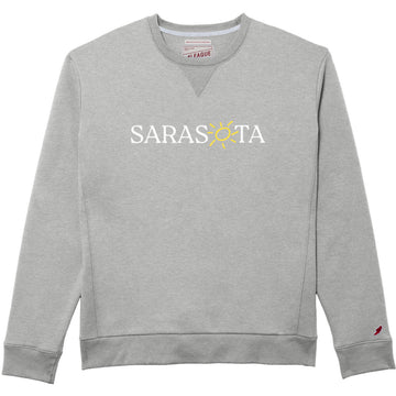 Sarasota Style Crewneck Sweatshirt in Gray - Sarasota Florida | Sarasota Store