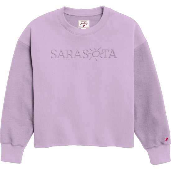 Sarasota Style Crewneck Sweatshirt in Lavender - Sarasota Florida | Sarasota Store