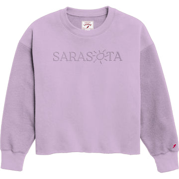 Sarasota Style Crewneck Sweatshirt in Lavender - Sarasota Florida | Sarasota Store