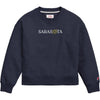 Sarasota Style Crewneck Sweatshirt in Navy - Sarasota Florida | Sarasota Store
