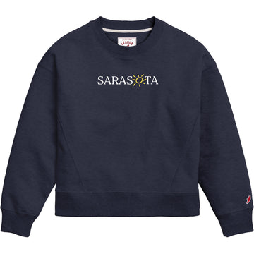 Sarasota Style Crewneck Sweatshirt in Navy - Sarasota Florida | Sarasota Store