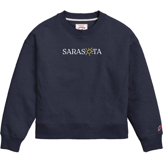 Sarasota Style Crewneck Sweatshirt in Navy - Sarasota Florida | Sarasota Store