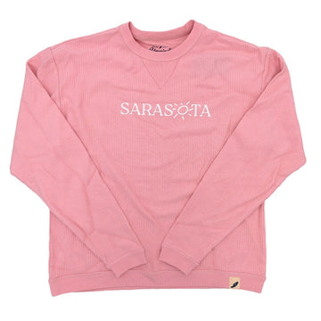 Sarasota Style Crewneck Sweatshirt in Pink - Sarasota Florida | Sarasota Store