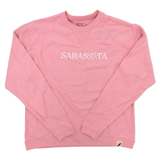 Sarasota Style Crewneck Sweatshirt in Pink - Sarasota Florida | Sarasota Store