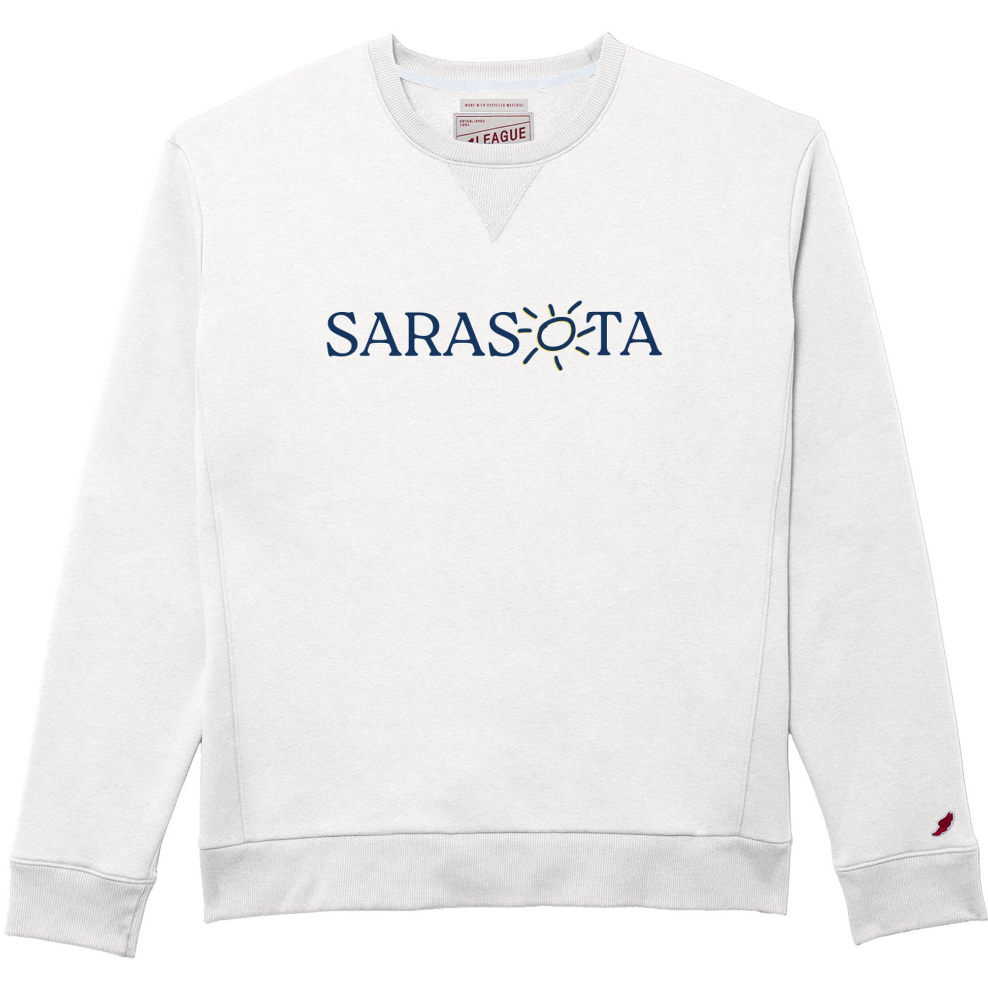 Sarasota Style Crewneck Sweatshirt in White - Sarasota Florida | Sarasota Store