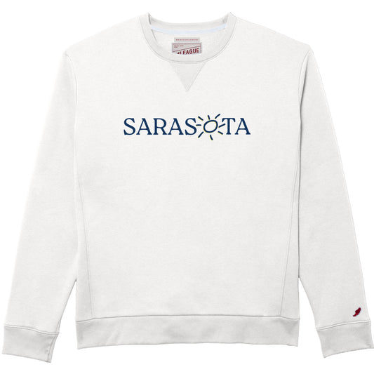 Sarasota Style Crewneck Sweatshirt in White - Sarasota Florida | Sarasota Store