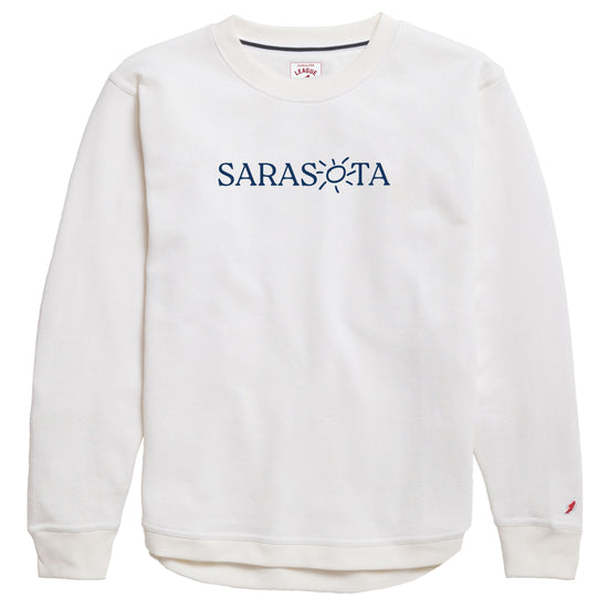 Sarasota Style Crewneck Sweatshirt in White - Sarasota Florida | Sarasota Store