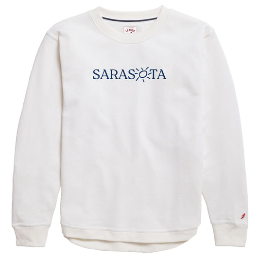 Sarasota Style Crewneck Sweatshirt in White - Sarasota Florida | Sarasota Store