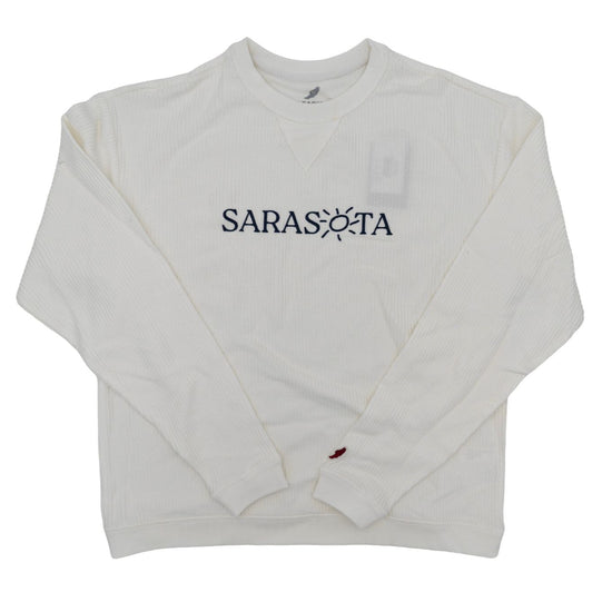 Sarasota Style Crewneck Sweatshirt in White - Sarasota Florida | Sarasota Store