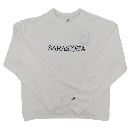 Sarasota Style Crewneck Sweatshirt in White - Sarasota Florida | Sarasota Store