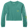 Sarasota Style Crop Long Sleeve T-Shirt in Green - Sarasota Florida | Sarasota Store