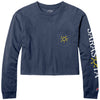 Sarasota Style Crop Long Sleeve T-Shirt in Navy - Sarasota Florida | Sarasota Store