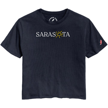 Sarasota Style Cut Off in Navy - Sarasota Florida | Sarasota Store
