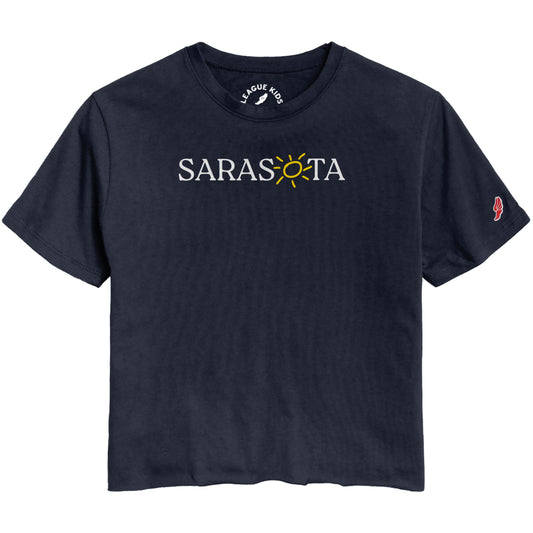 Sarasota Style Cut Off in Navy - Sarasota Florida | Sarasota Store