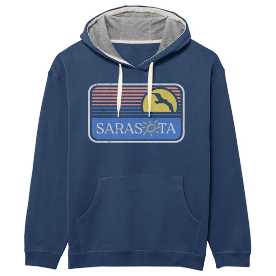 Sarasota Style Dlx Hoodie in Navy - Sarasota Florida | Sarasota Store