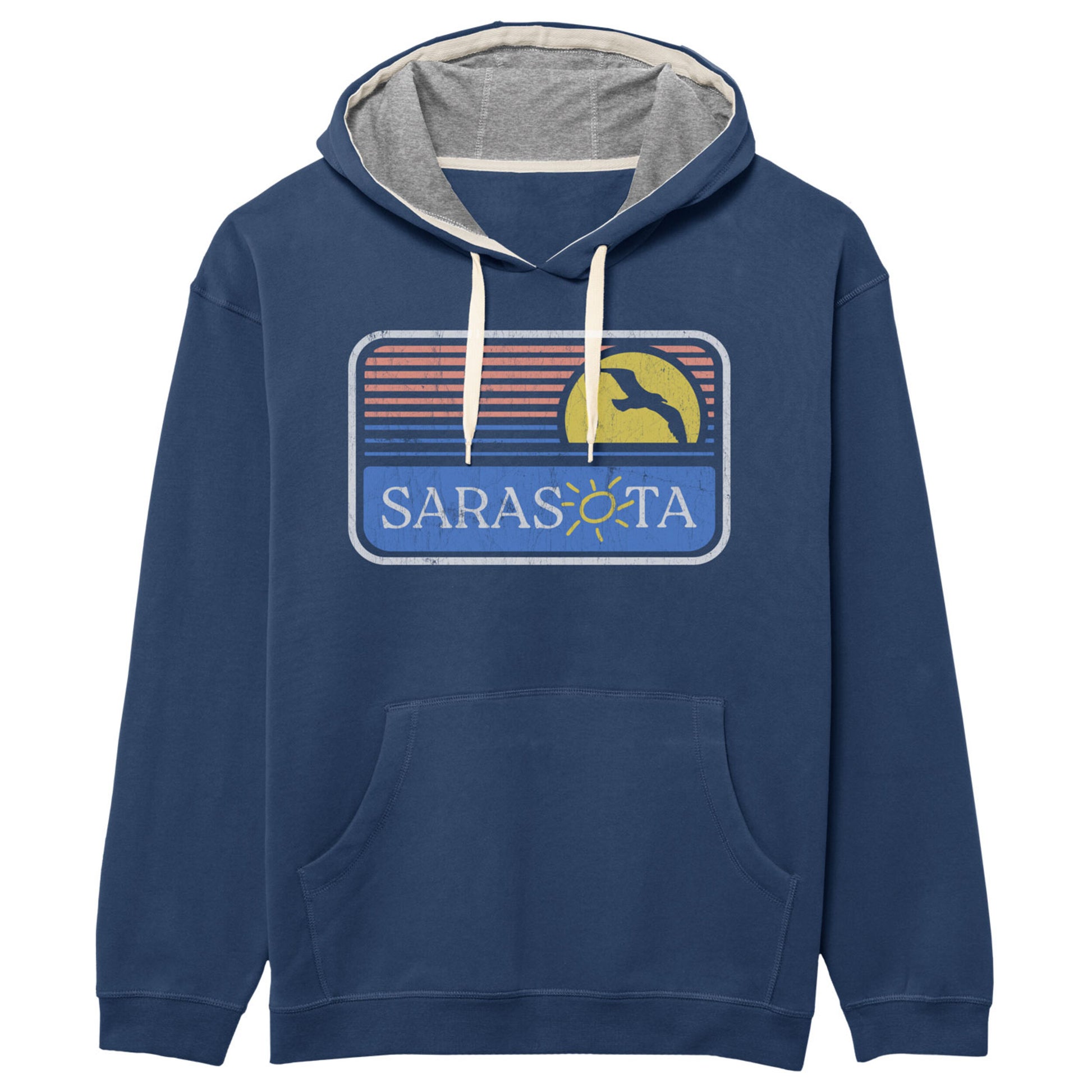 Sarasota Style Dlx Hoodie in Navy - Sarasota Florida | Sarasota Store